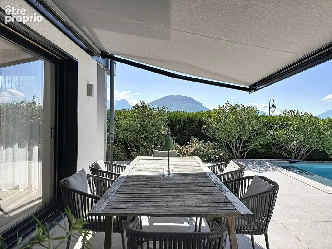 Argonay - villa contemporaine avec piscine chauffée et vue panoramique sur les montagnes - photo 10