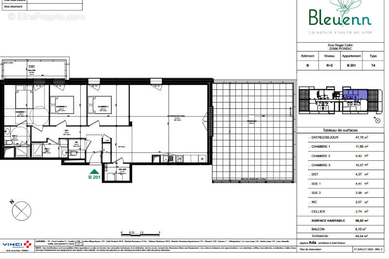 Appartement à PORDIC