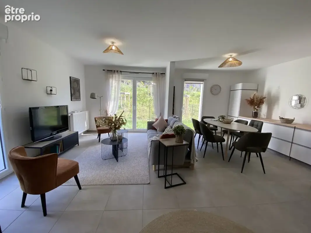 Sciez, appartement duplex 5 pièces de 103,82 m2 Rdj - photo 1