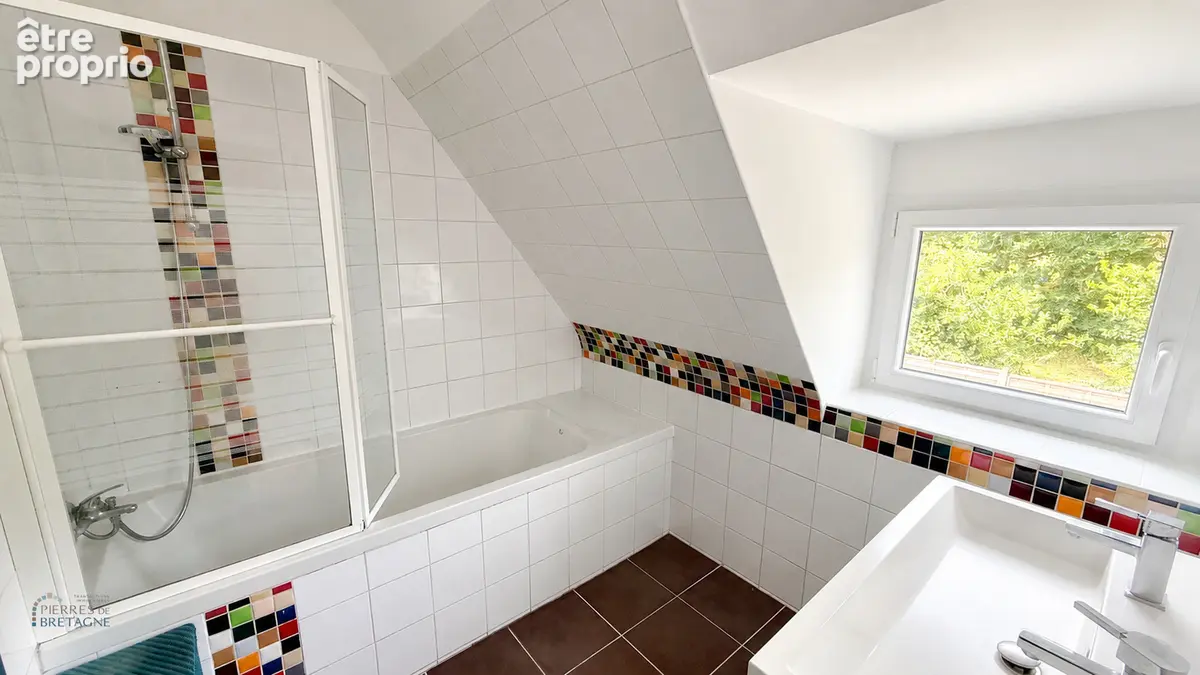 Maison néo-bretonne - 153 m2 - jardin paysagé - Lanildut, aperçu mer - photo 11