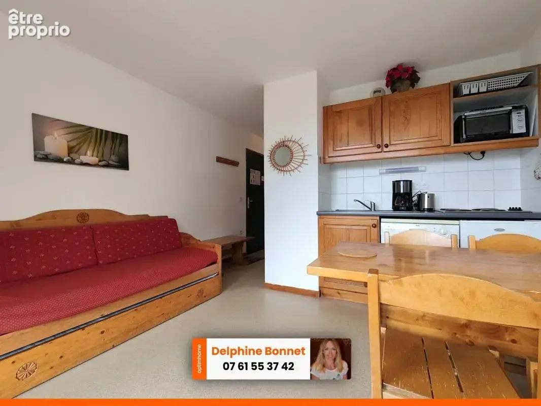 Valfréjus - 2 pièces 31 m2 avec terrasse, vue Vanoise, à 50 m de la piste - photo 2