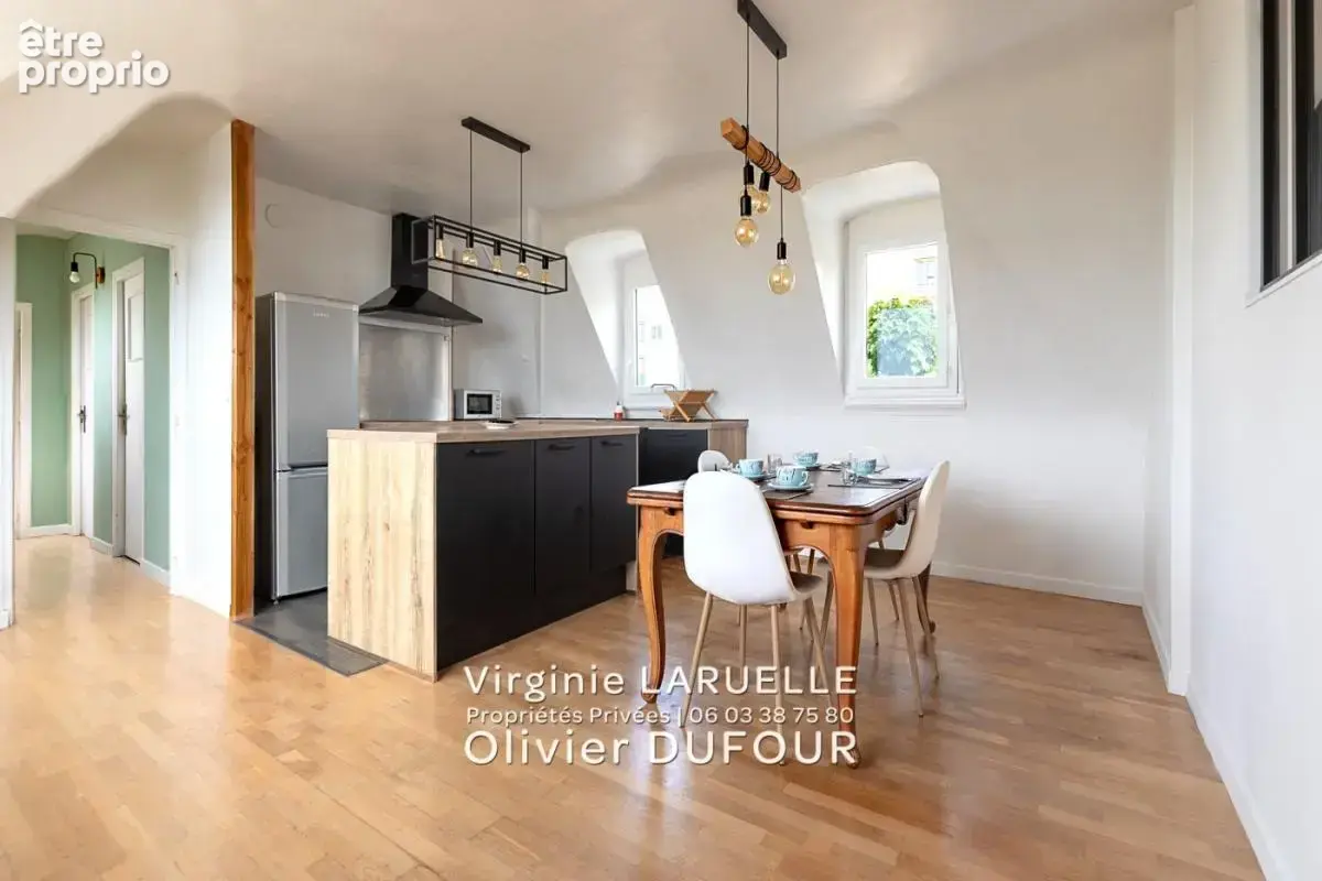 ROUEN Pasteur - Appartement 4 pièces dernier étage avec vue dégagée, cave, parking et jardin partagé - photo 6