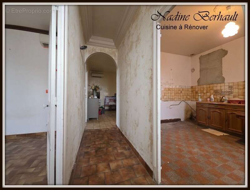Maison Amilly 45, maison RDC à rénover - appartement et local commercial loué, terrain arboré de 1 538 m².entièrement clos.Centr - photo 3