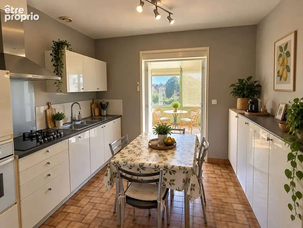 Maison 2 chambres sur sous-sol complet avec terrain clos de 377 m² - photo 3
