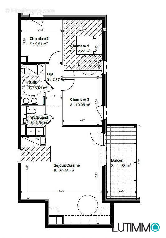Appartement à BEBLENHEIM