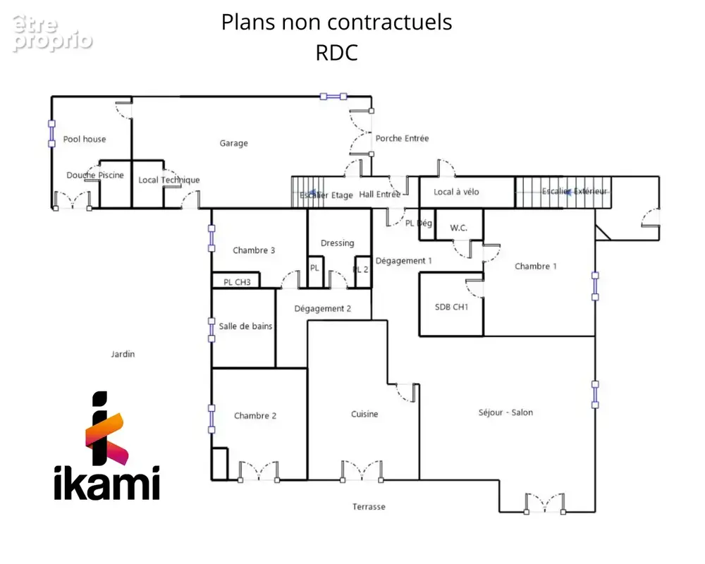 Maison 247 m2   2 habitations indépendantes   parc arboré 3000 m2   piscine   terrain divisible - photo 3