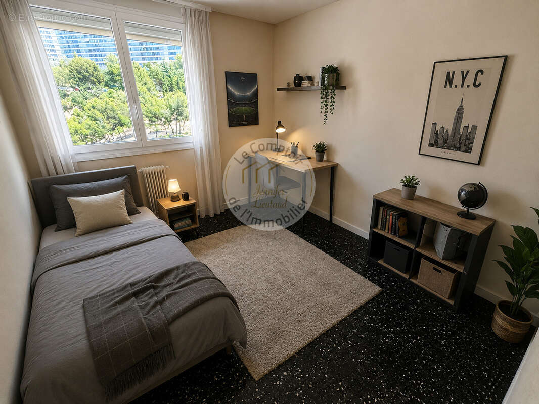 Rouviere: type 5 en etage eleve, vue imprenable sur la mer - photo 14