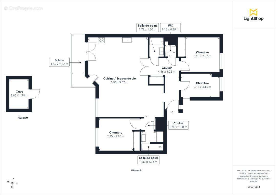 Appartement à ASNIERES-SUR-SEINE