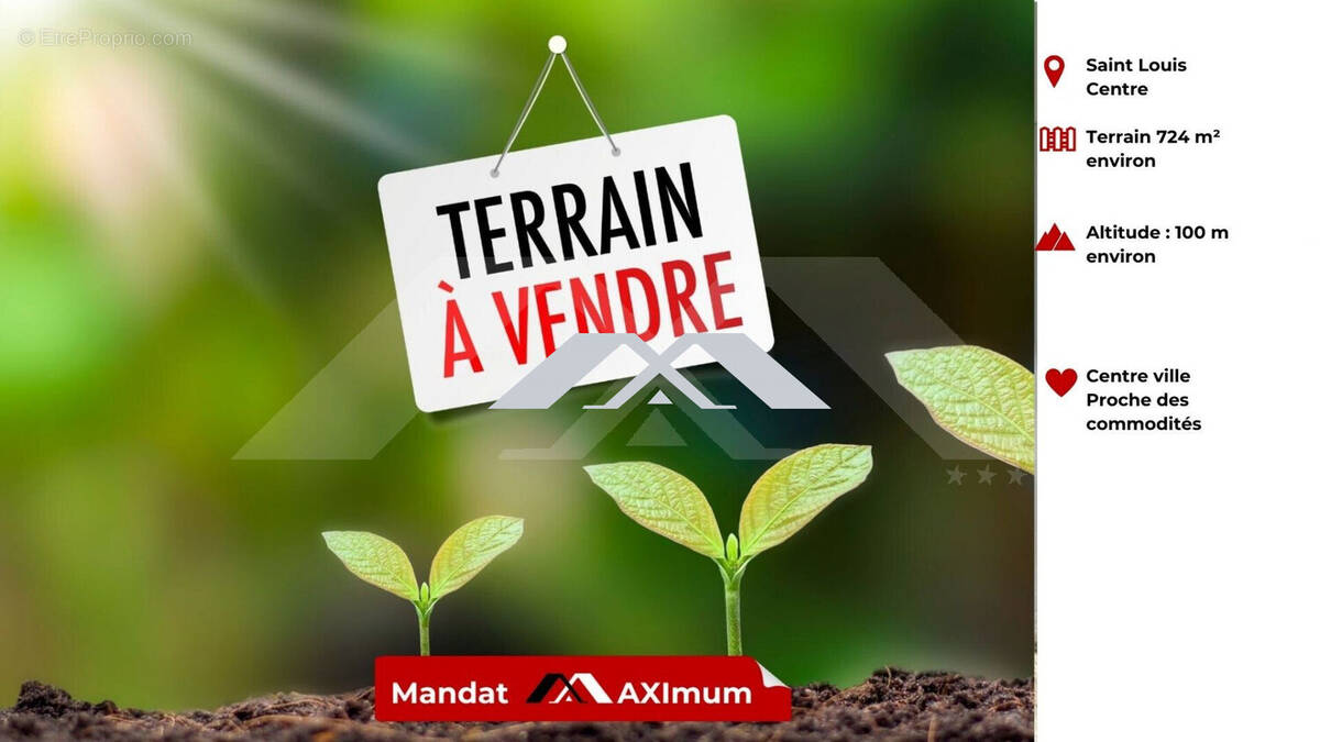 Terrain à SAINT-LOUIS