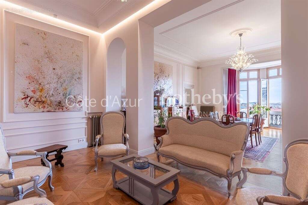 Le Majestic Nice appartement Belle Époque rénové de 260 m² avec balcon - photo 8