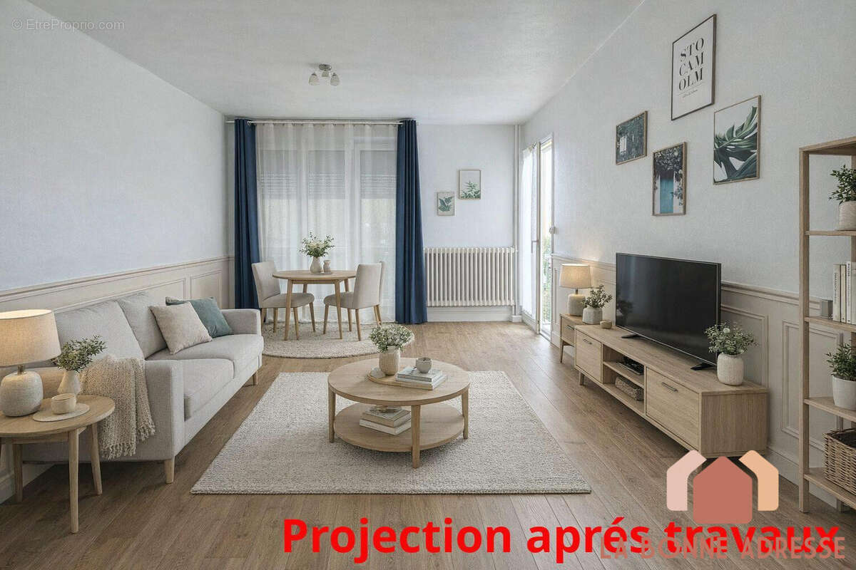 projection aprés travaux de déco - Appartement à WATTRELOS