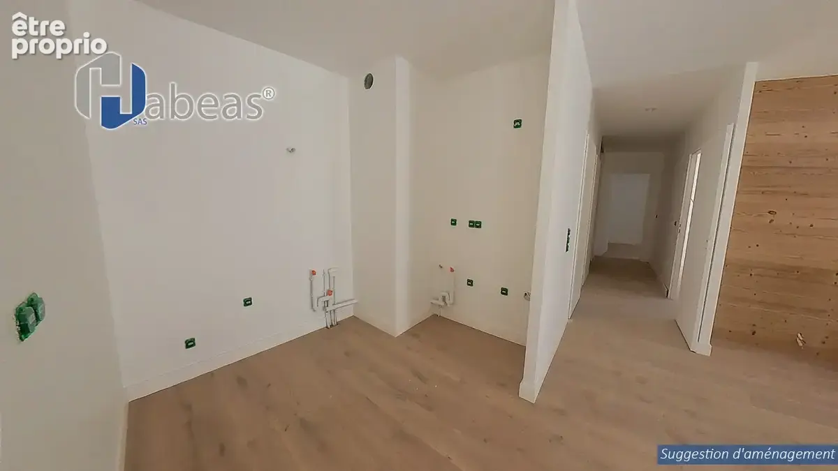 T3 avec 1 chambre plus 2 cabines , 64.83m², Balcon 5,58m², Casier à Ski, cellier - photo 5