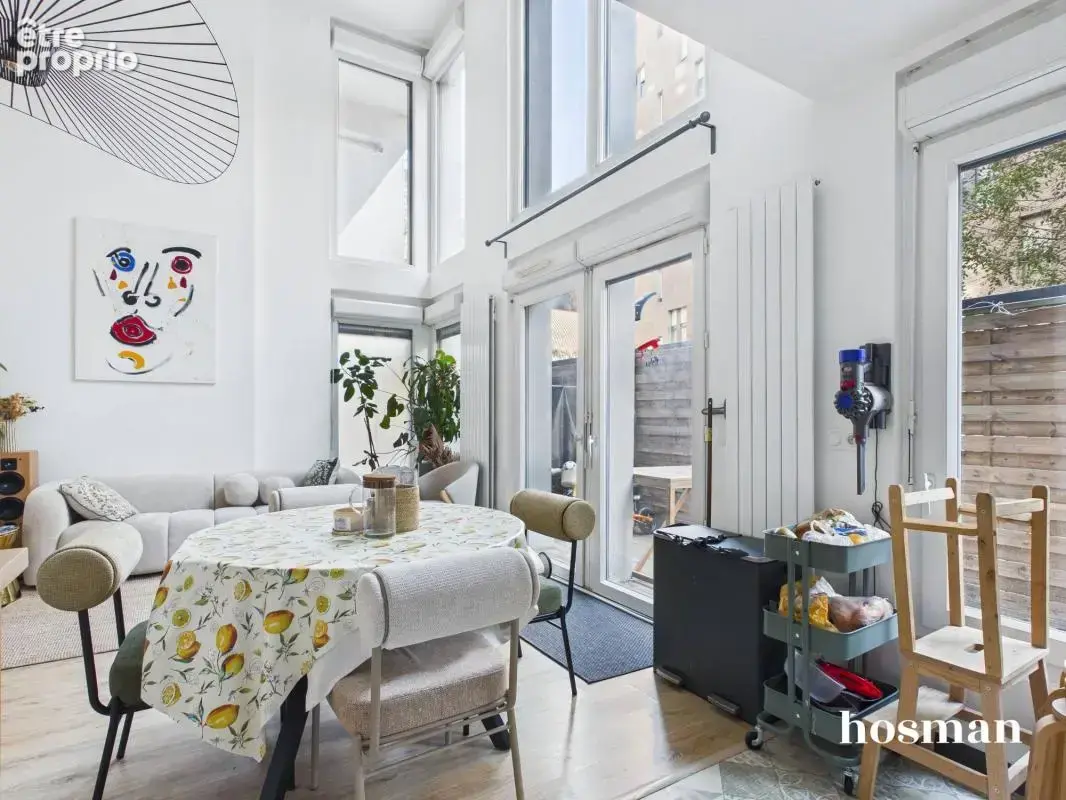 SAINT-OUEN-SUR-SEINE - QUARTIER DES DOCKS - ALLEE DE PARIS - Magnifique appartement Duplex 4 pièces avec Terrasse - photo 2