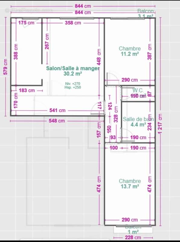 Appartement à BOULOGNE-BILLANCOURT