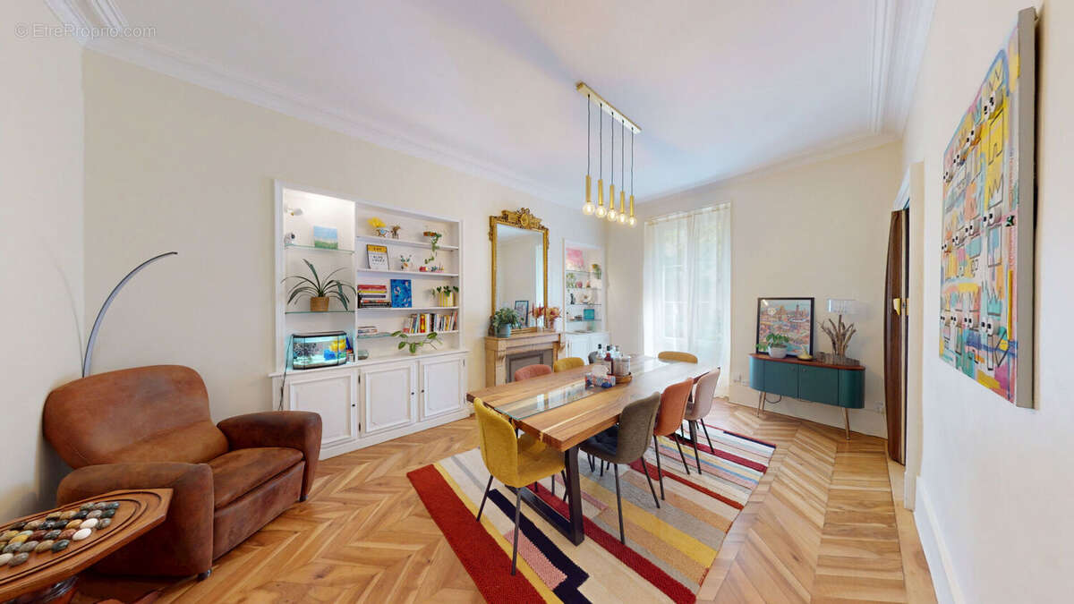 Appartement 110m2 haussmannien d'exception - grenoble hyper centre - photo 2