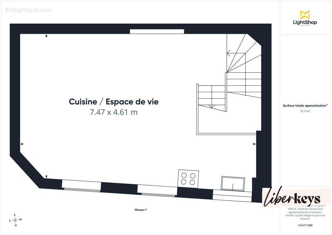 Maison 3 pièces 70m2 - Victoire - photo 9