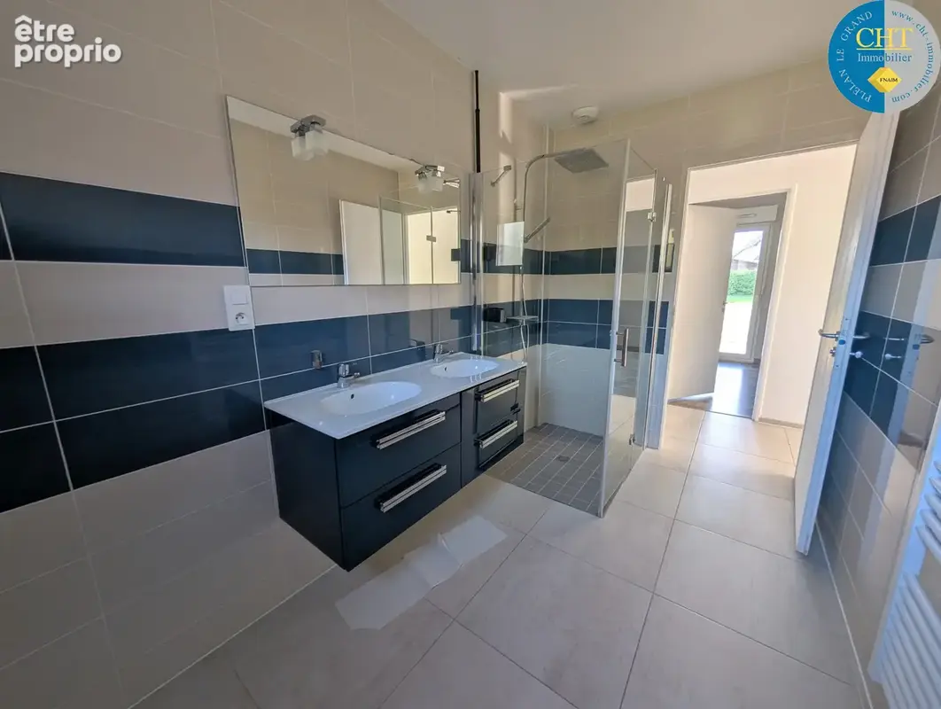 Maison de plain-pied en ossature bois (2017)   4 chambres à guer - bellevue (56380) avec cht immobilier - photo 15