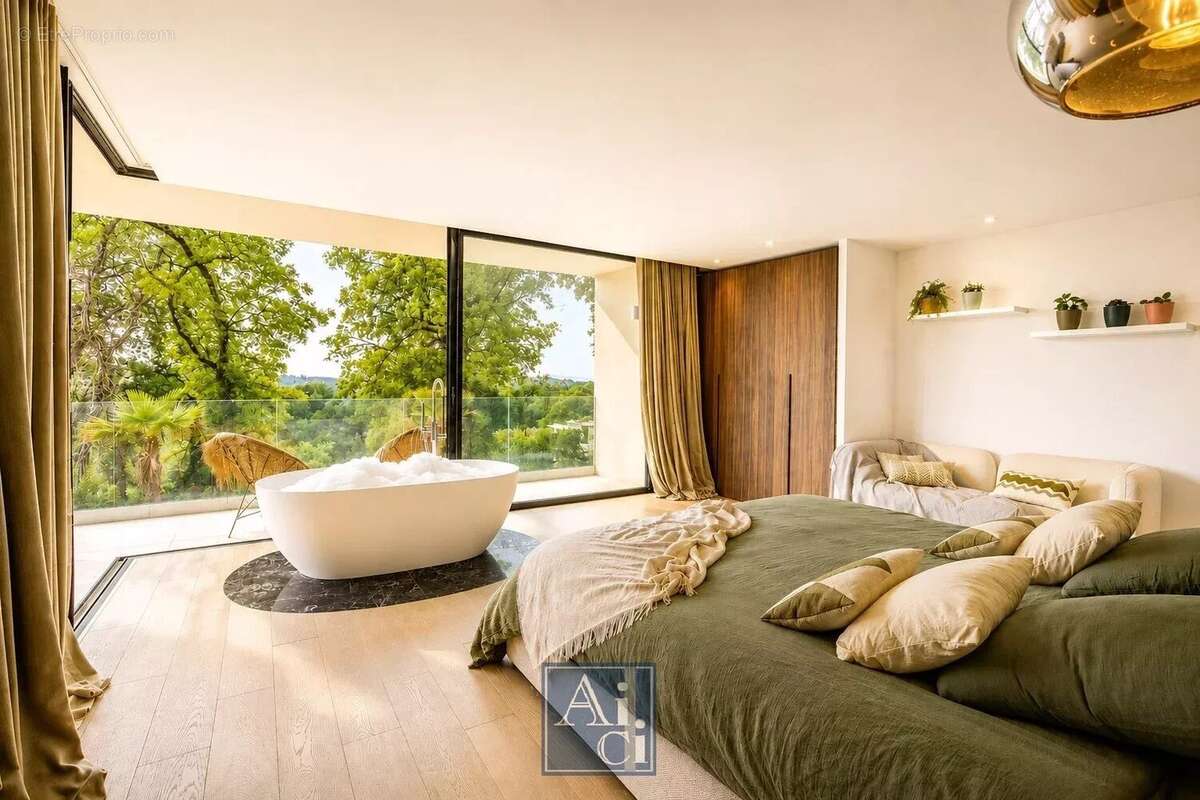 Opio proche valbonne – domaine privé – villa contemporaine neuve - photo 11