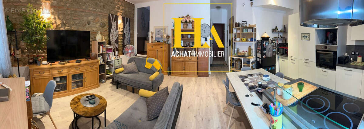 VIAGER OCCUPÉ ? Maison de ville de plain-pied 64 m²? Perpignan Centre - photo 2