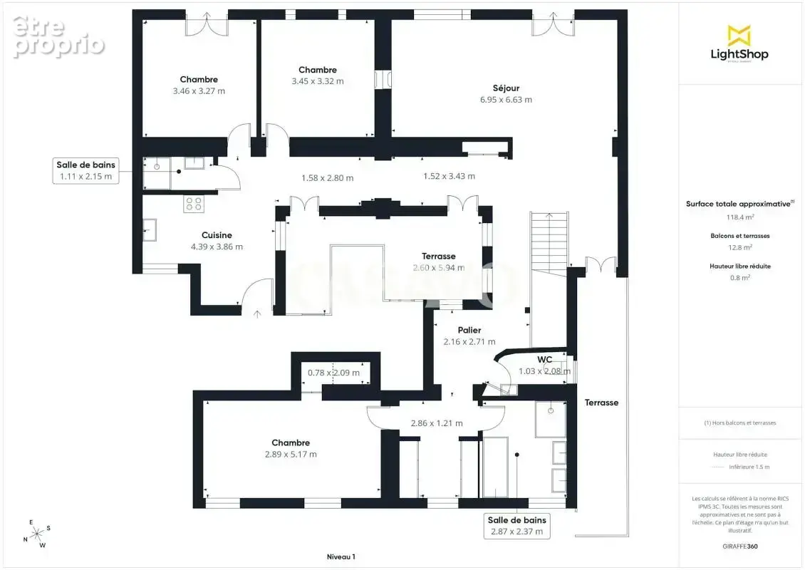Vente Appartement 6 pièces de 135m² - 75015 Paris - photo 2