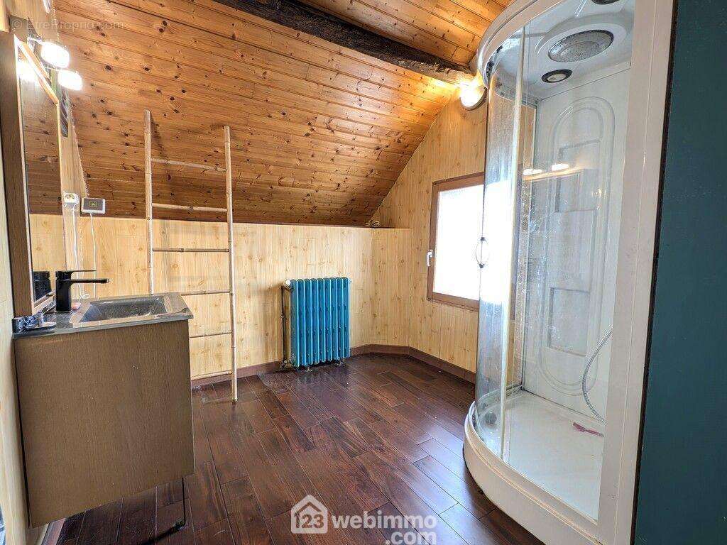 Salle de bain avec douche... - Maison à CHERRE