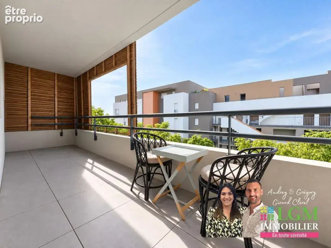 Montpellier sabines – terrasse plein sud & parking – t2 dpe b - photo 10