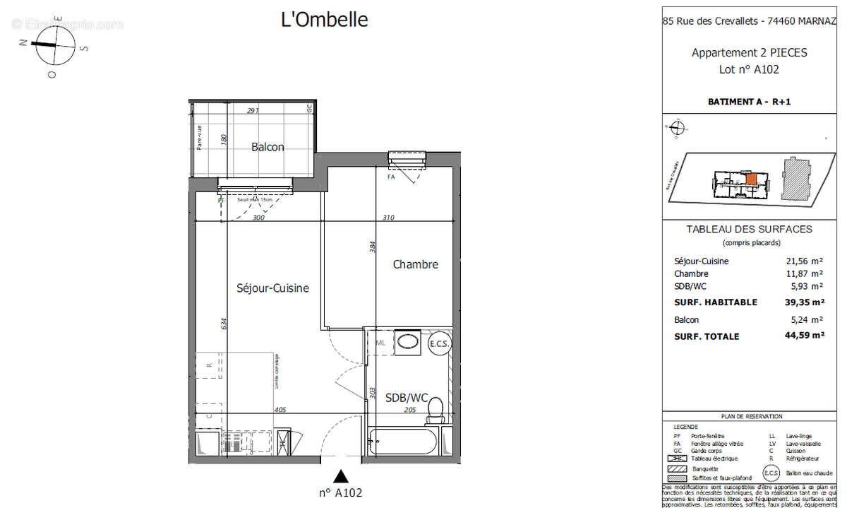 Appartement à MARNAZ