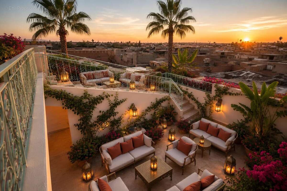 Marrakech - riad - piscine - photo 9