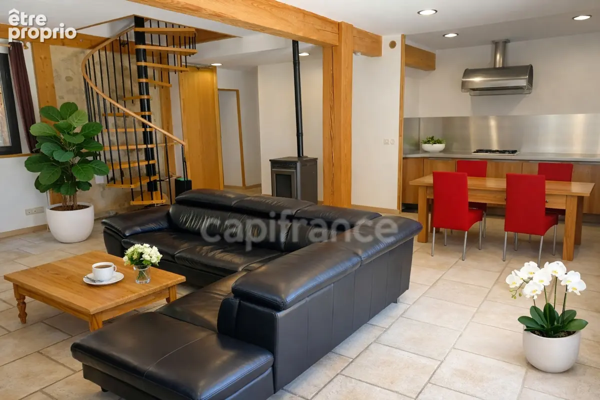 Maison de caractère en pierre – 100 m² – 3 chambres – séjour 45 m² – extérieur 316 m² - photo 6