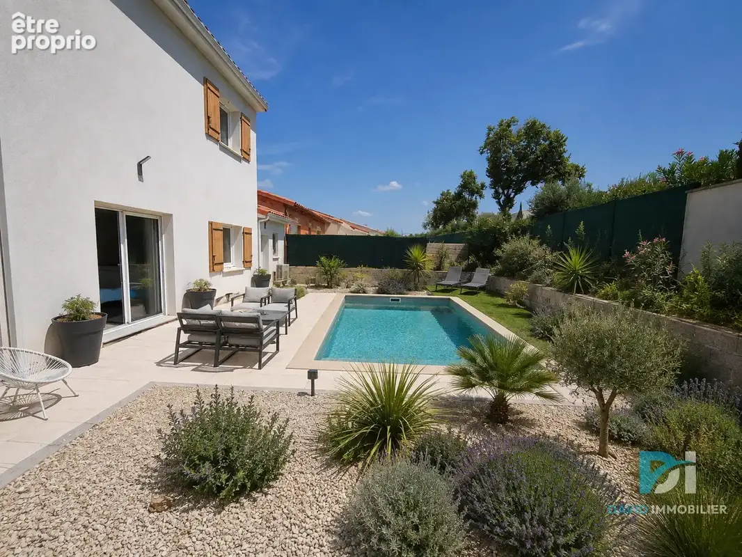 Roujan   Villa 3 chambres, plein sud, terrain piscinable et garage - photo 4
