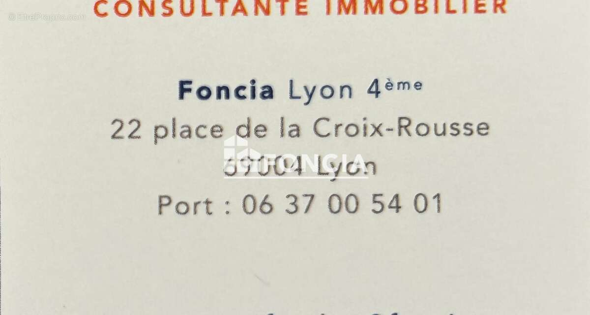 Appartement à LYON-1E