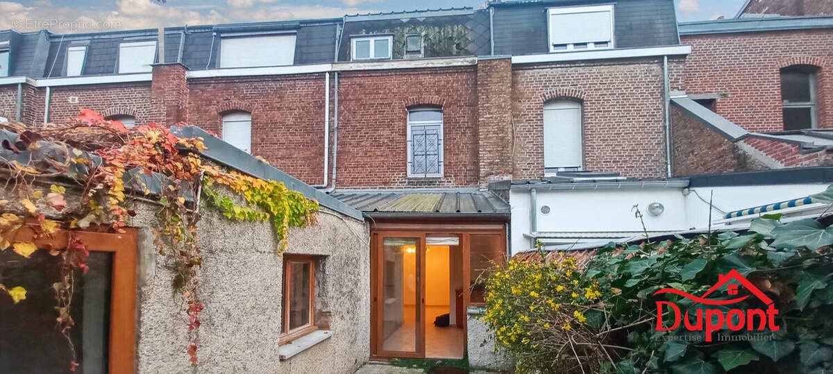 Façade arri - Maison à VALENCIENNES