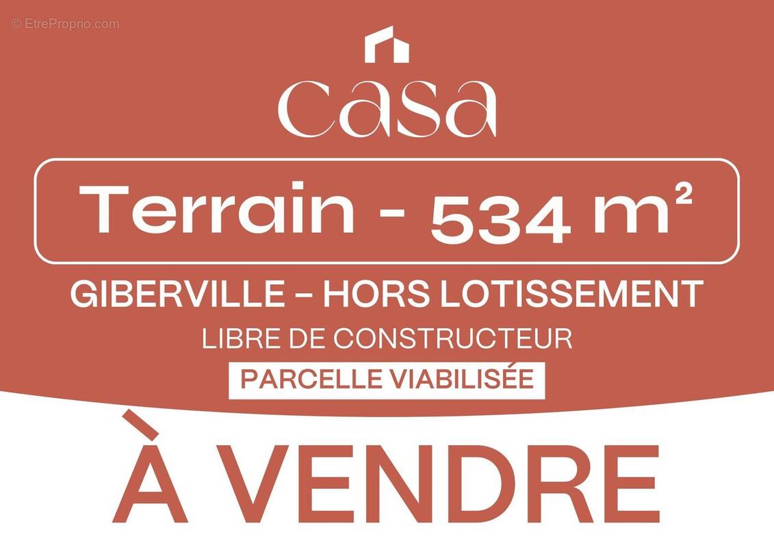 Terrain à GIBERVILLE