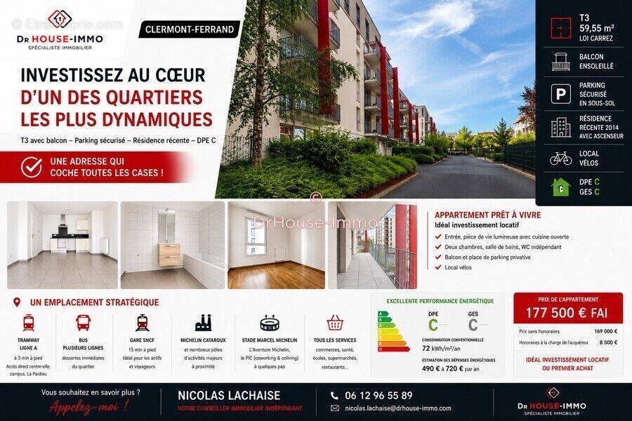 Appartement à CLERMONT-FERRAND