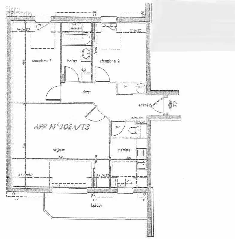 Appartement centre ville (2 Chambres , balcon , Garage Fermé et Place de Parking) - photo 21