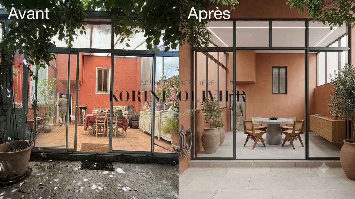 Peyrolles en pce : maison de village avec jardin - photo 5