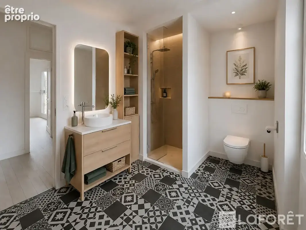 Appartement Centre Ville Montbrison 2 chambres terrasse - photo 10