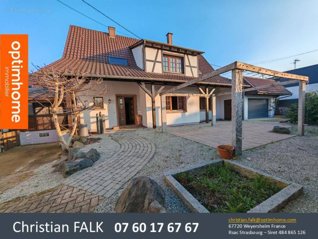 Exclusivité à Weyersheim – Maison familiale 165 m² - 8 pièces - 4 Chambres - Grand garage - photo 1