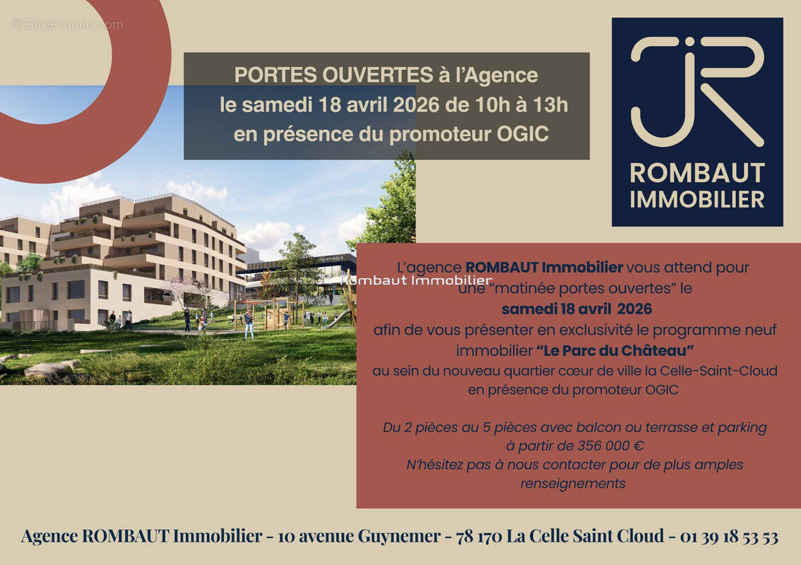 Appartement à LA CELLE-SAINT-CLOUD