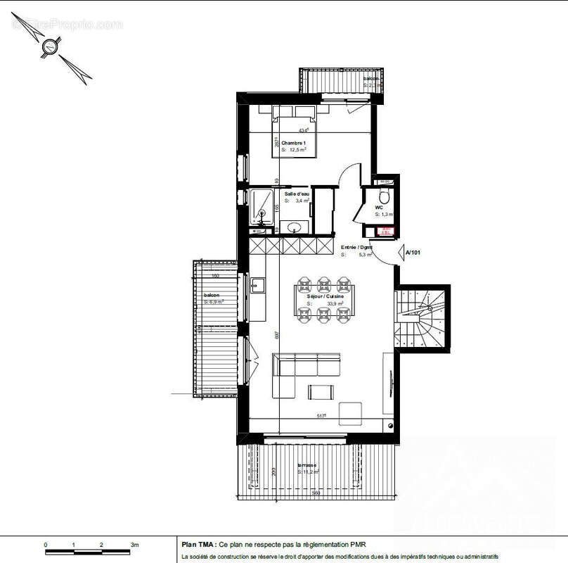 Appartement à ESSERT-ROMAND