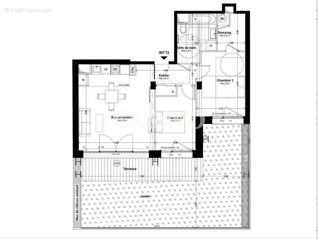 Appartement à ISSY-LES-MOULINEAUX