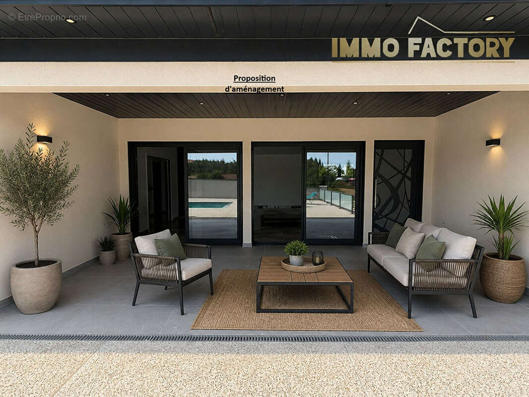 Maison plain-pied 5 pieces 125 m² saint-alban-les-eaux - photo 3