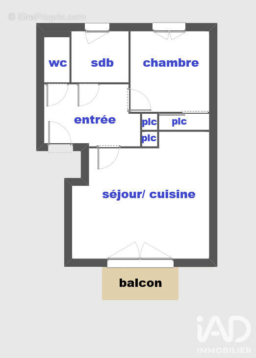 Appartement 41 m² à Saint-Arnoult  - photo 3