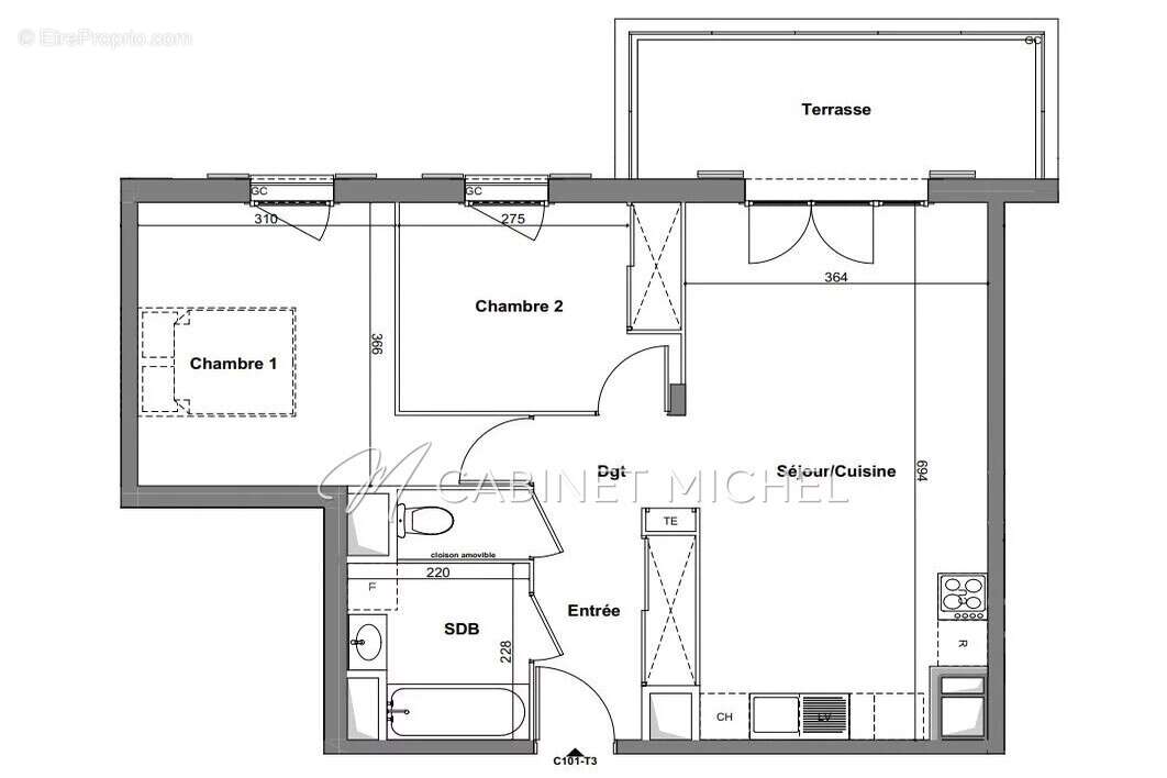 Appartement à ROQUEFORT-LES-PINS