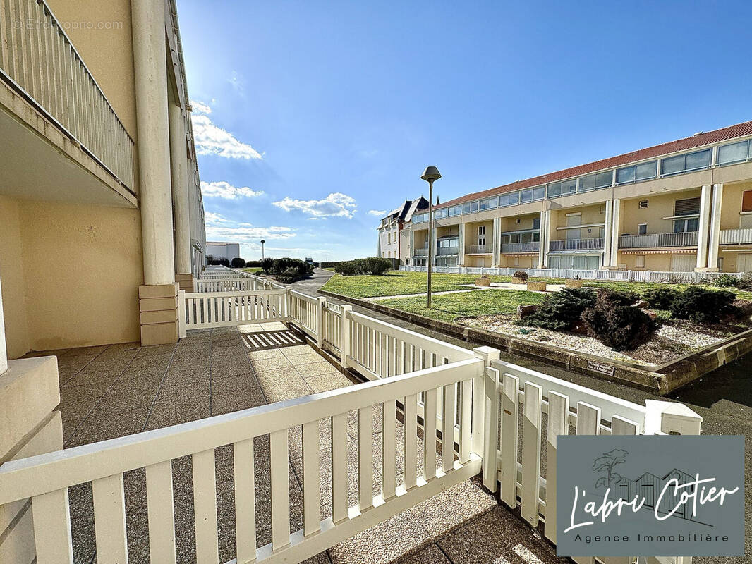 Vue de la terrasse - Appartement à SAINT-HILAIRE-DE-RIEZ