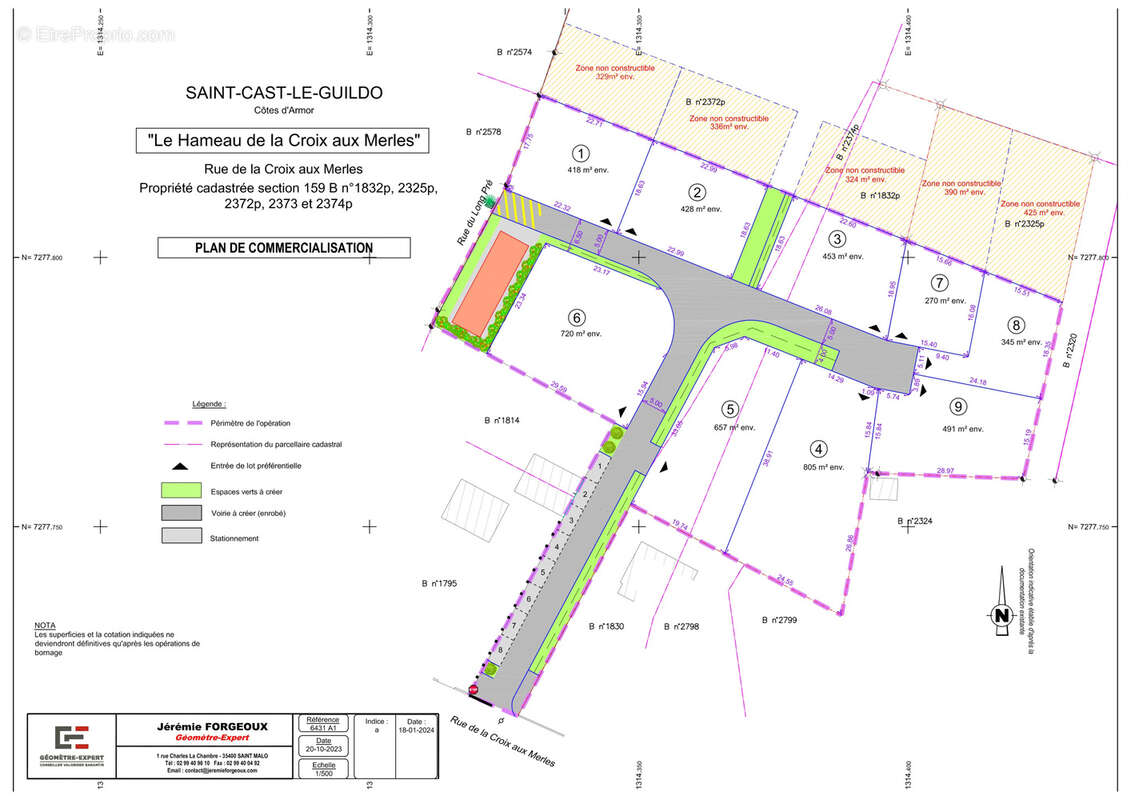 Terrain à SAINT-CAST-LE-GUILDO
