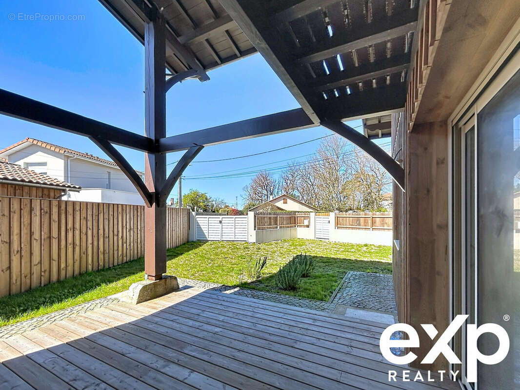 terrasse  - Maison à BISCARROSSE