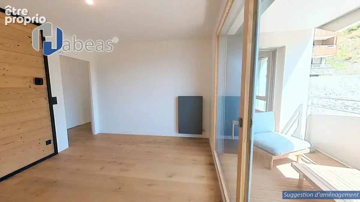 T3 avec 1 chambre plus 2 cabines , 63.71m², Balcon 5,58m², Casier à Ski, cellier - photo 8