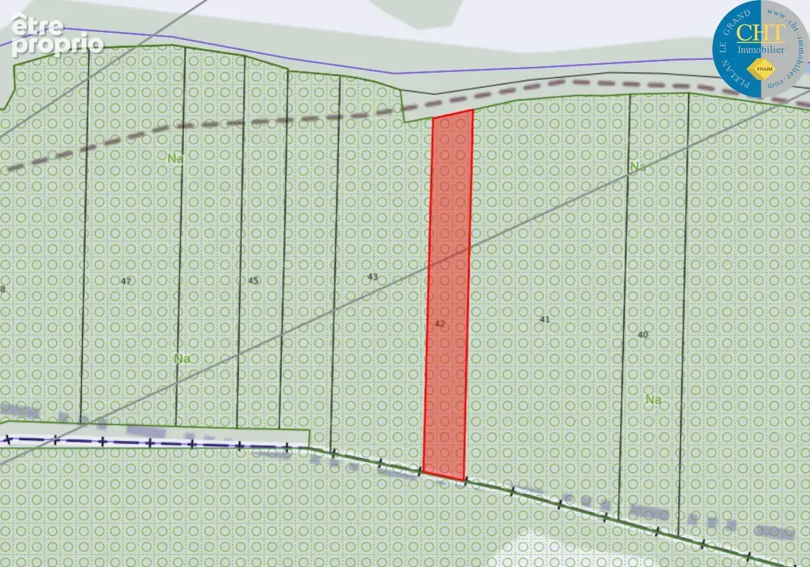 Magnifique terrain boisé de 720 m2 à saint malo de beignon (56380) avec cht immobilier - photo 9