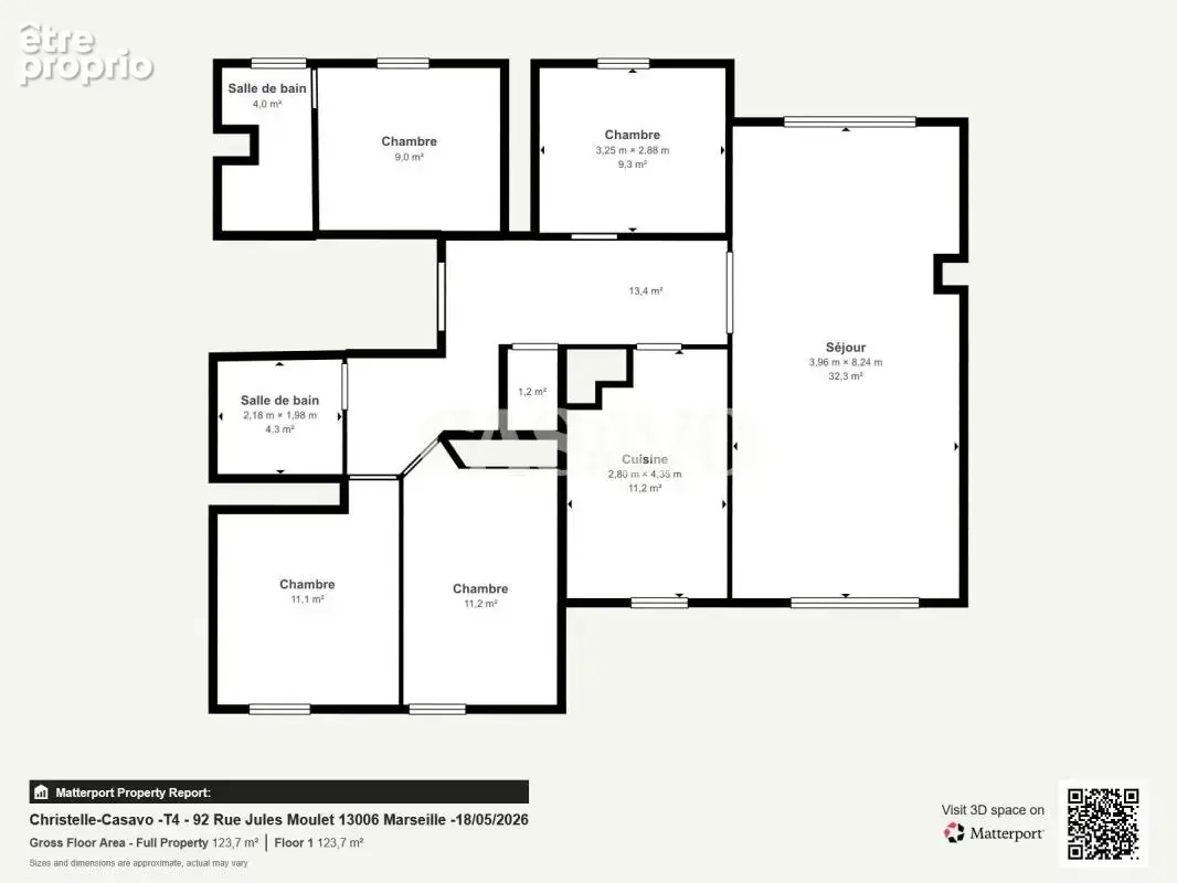 Vente Appartement 5 pièces de 114m² - 13006 Marseille - photo 3